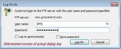 Logon Dialogue